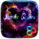 smoke colors android application logo